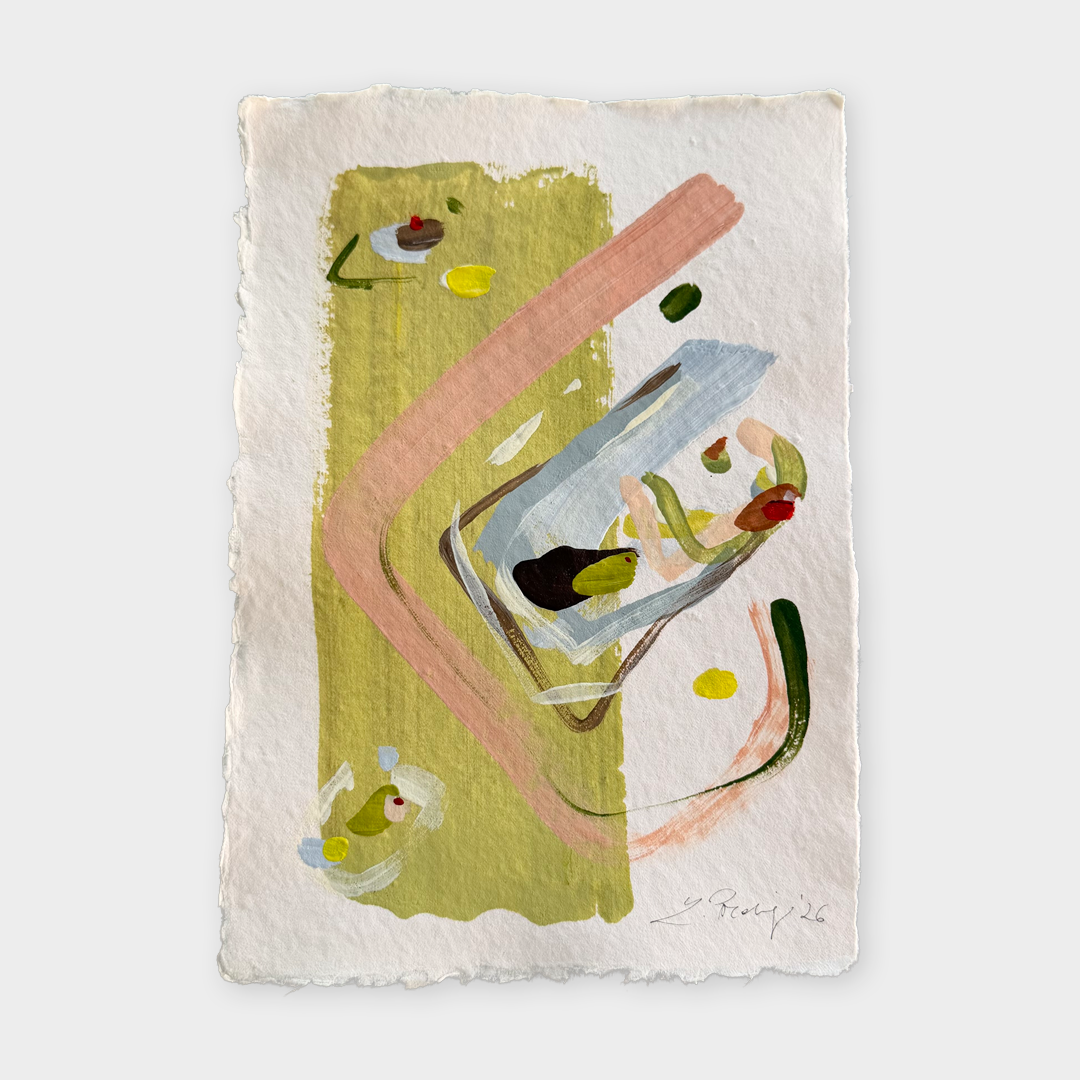 07.2026. Acryl auf Büttenpapier, 30 × 21 cm