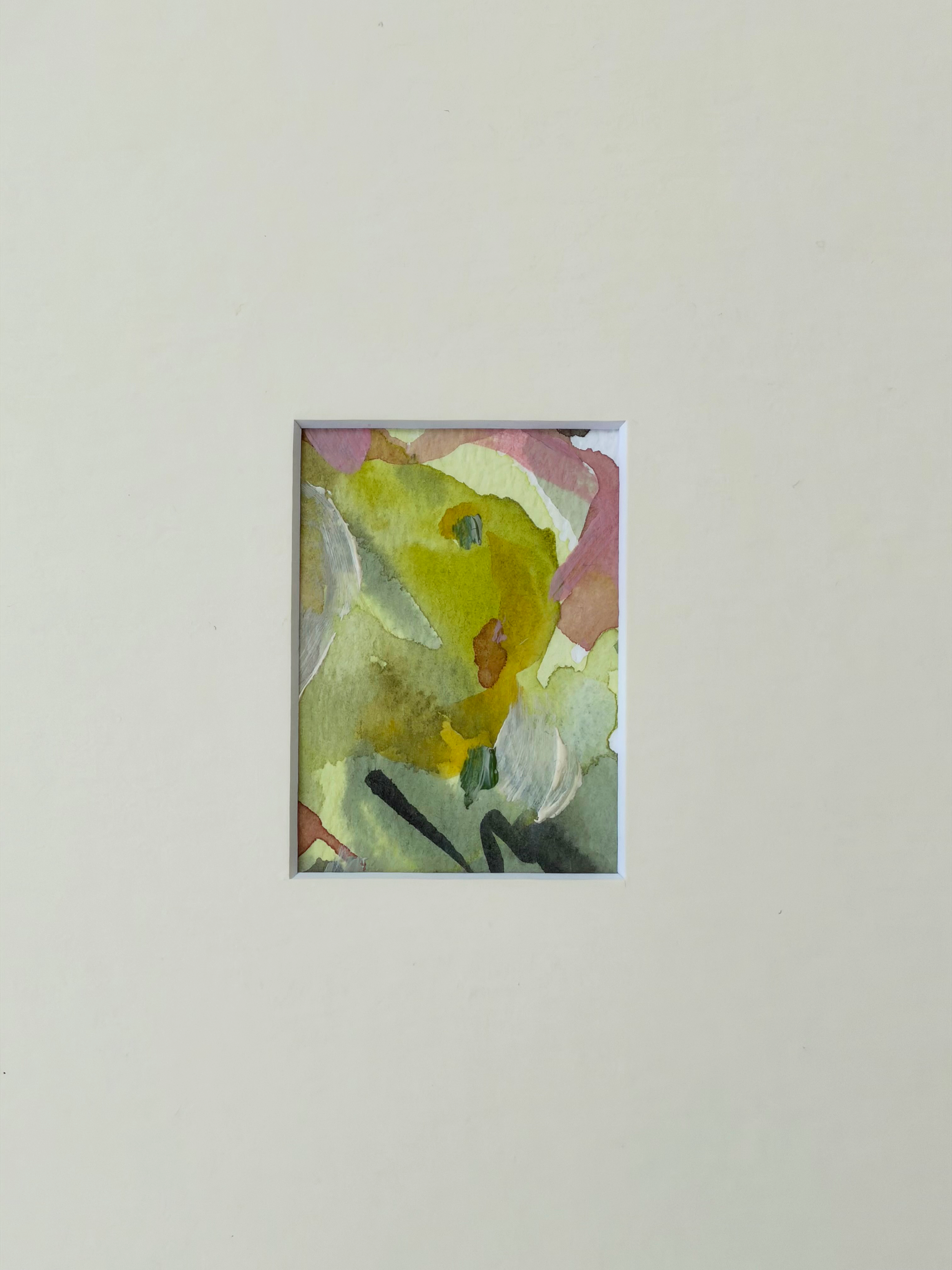 Framed 11, 2026. Aquarell und Acryl auf Baumwollpapier, 21 × 30 cm