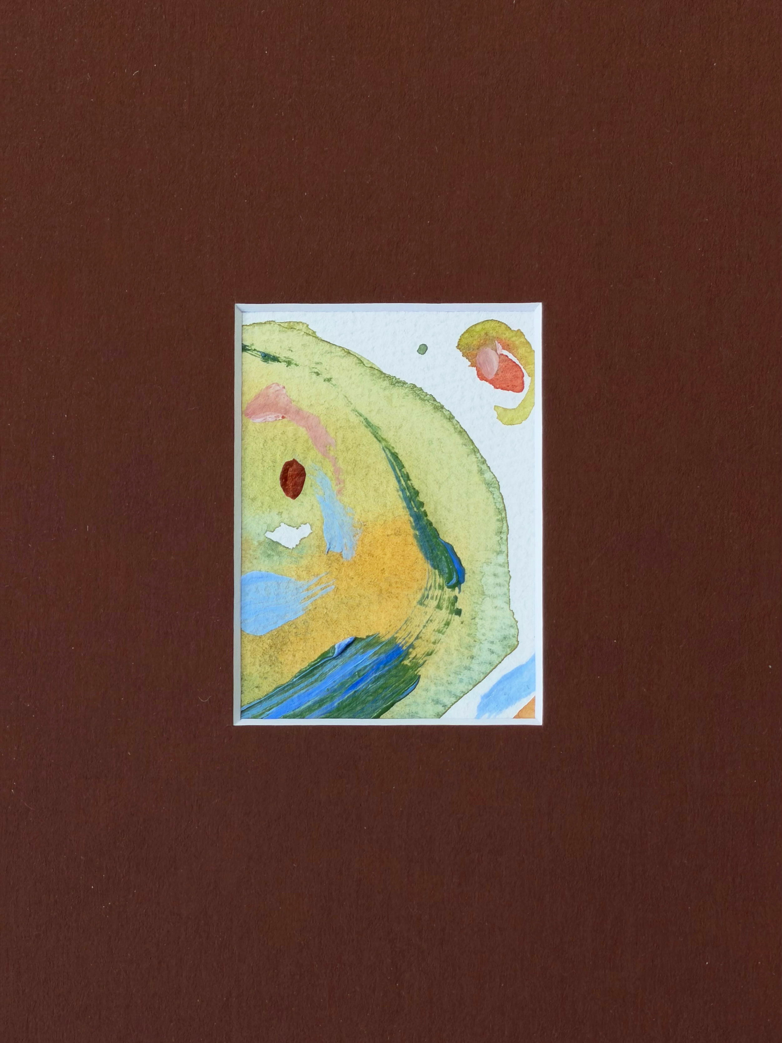 Framed 09, 2026. Aquarell und Acryl auf Baumwollpapier, 21 × 30 cm