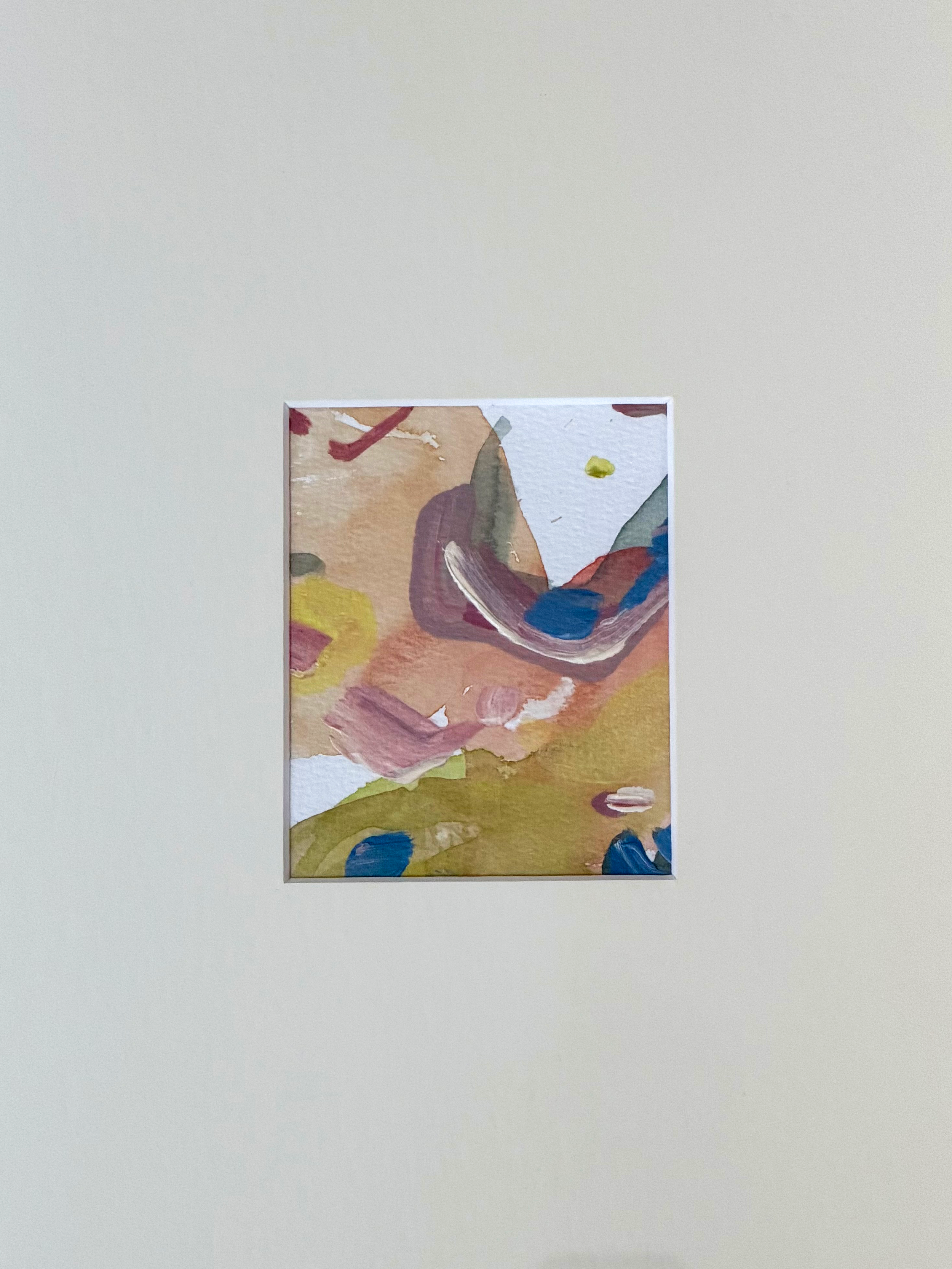 Framed 05, 2026. Aquarell und Acryl auf Baumwollpapier, 50 × 50 cm