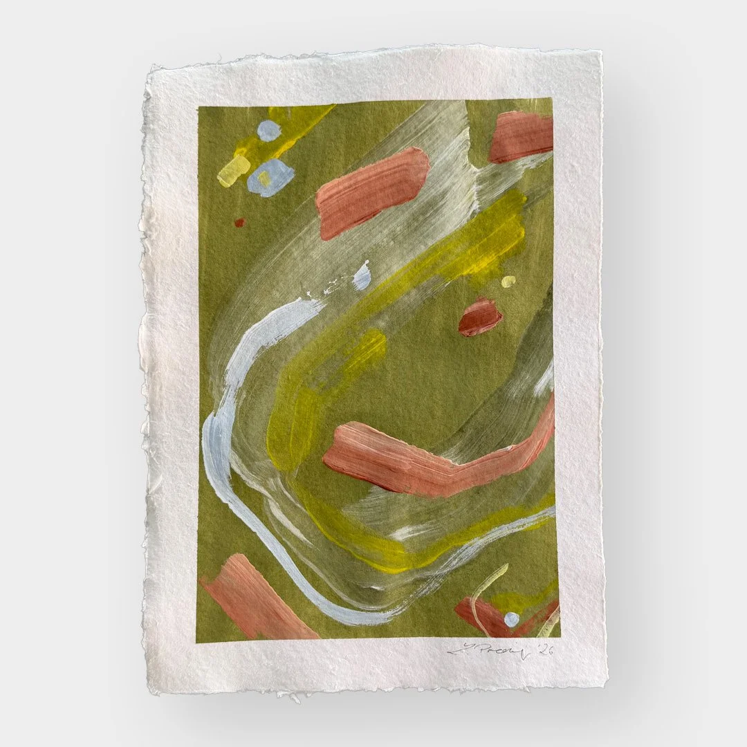 07.2026. Acryl auf Büttenpapier, 42 × 30 cm