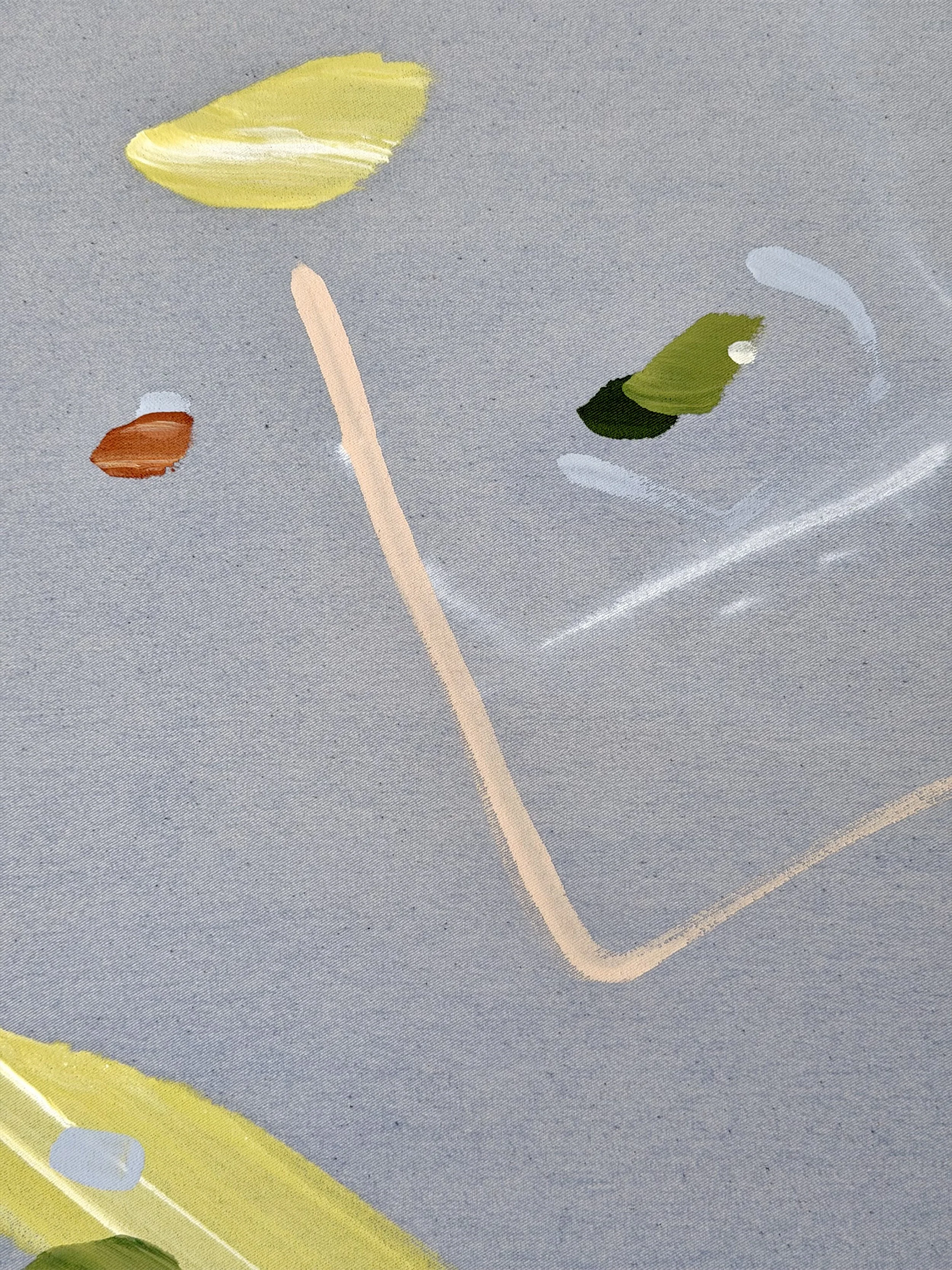 Becoming - Inner Tide, 2026. Acryl auf Leinwand, 70 × 100 cm
