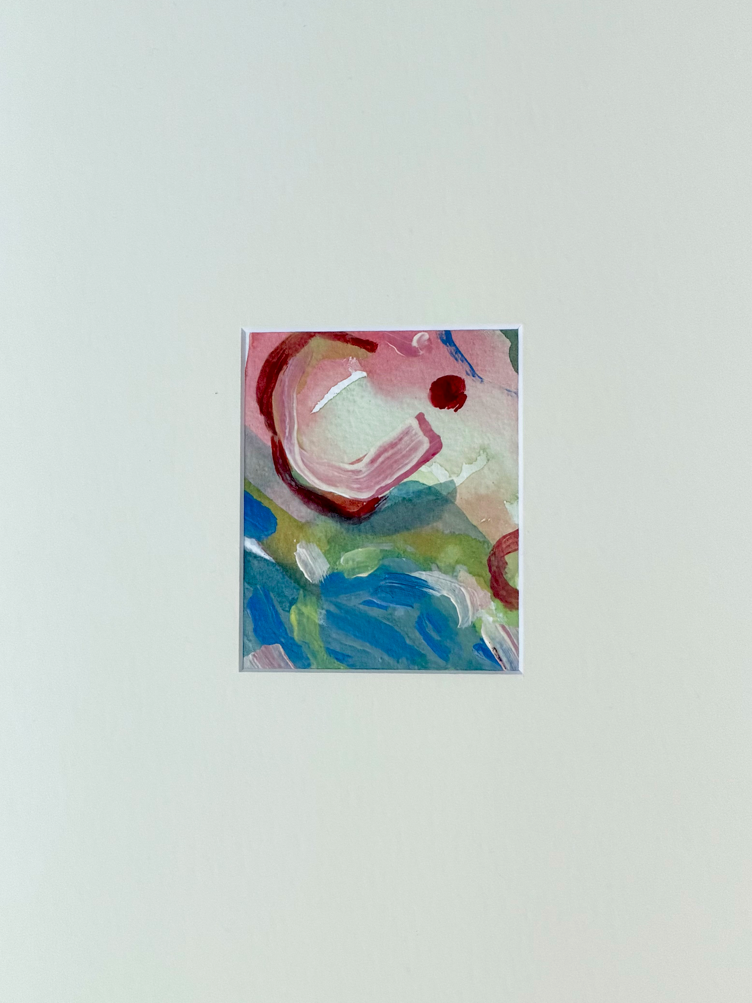 Framed 06, 2026. Aquarell und Acryl auf Baumwollpapier, 50 × 50 cm