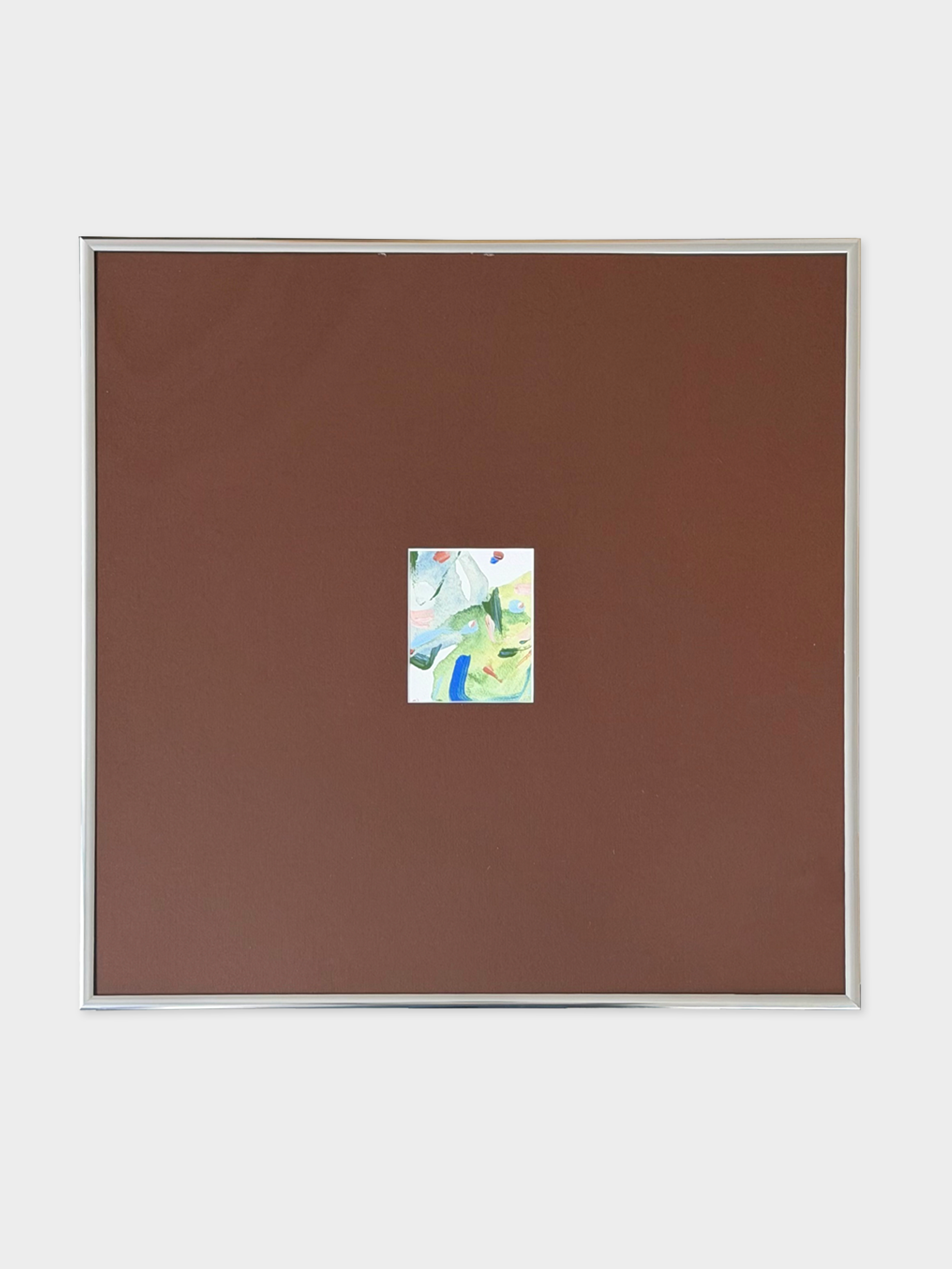 Framed 07, 2026. Aquarell und Acryl auf Baumwollpapier, 50 × 50 cm
