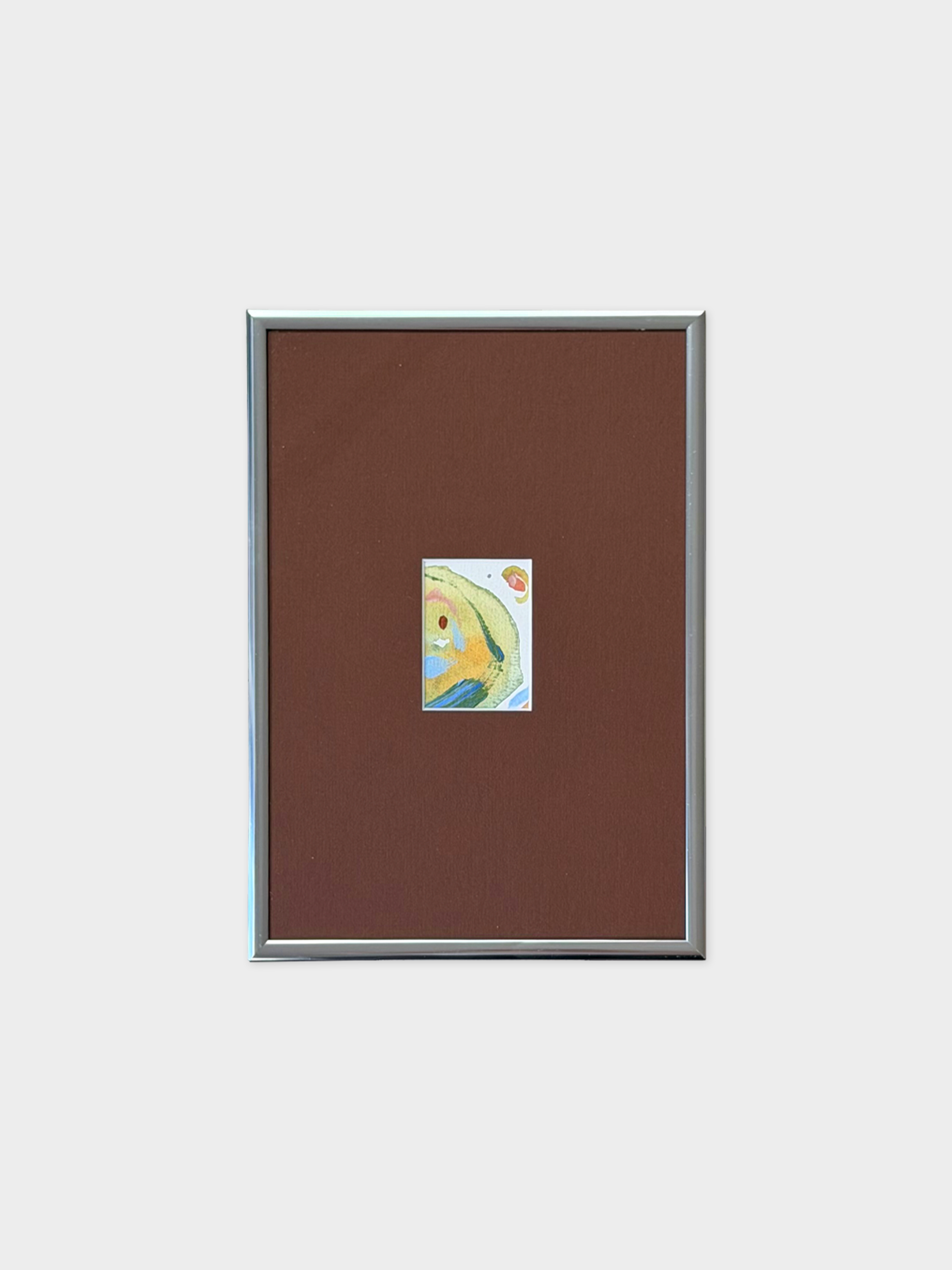 Framed 09, 2026. Aquarell und Acryl auf Baumwollpapier, 21 × 30 cm