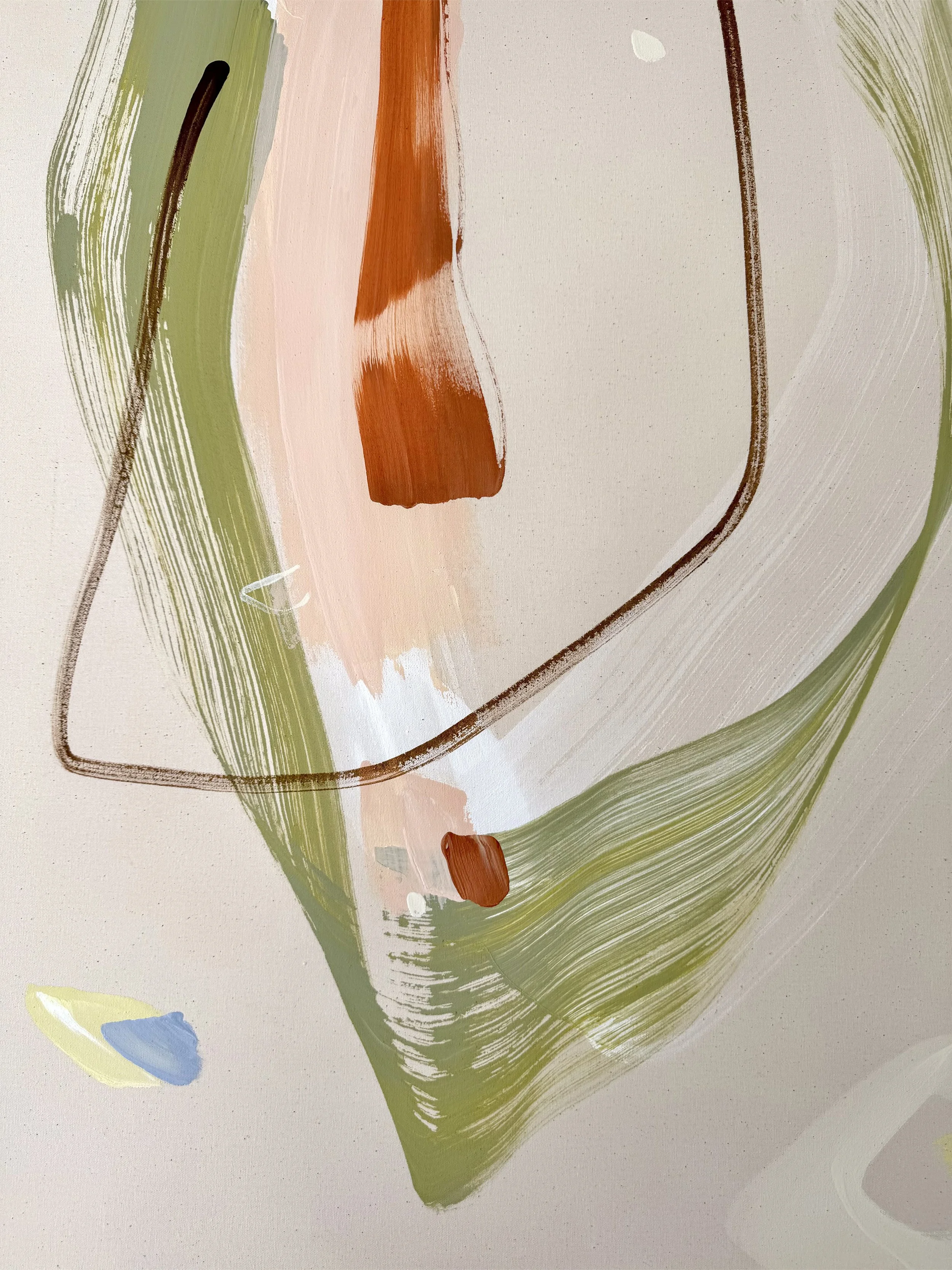 Becoming - Radience, 2026. Acryl auf Leinwand, 160 × 140 cm