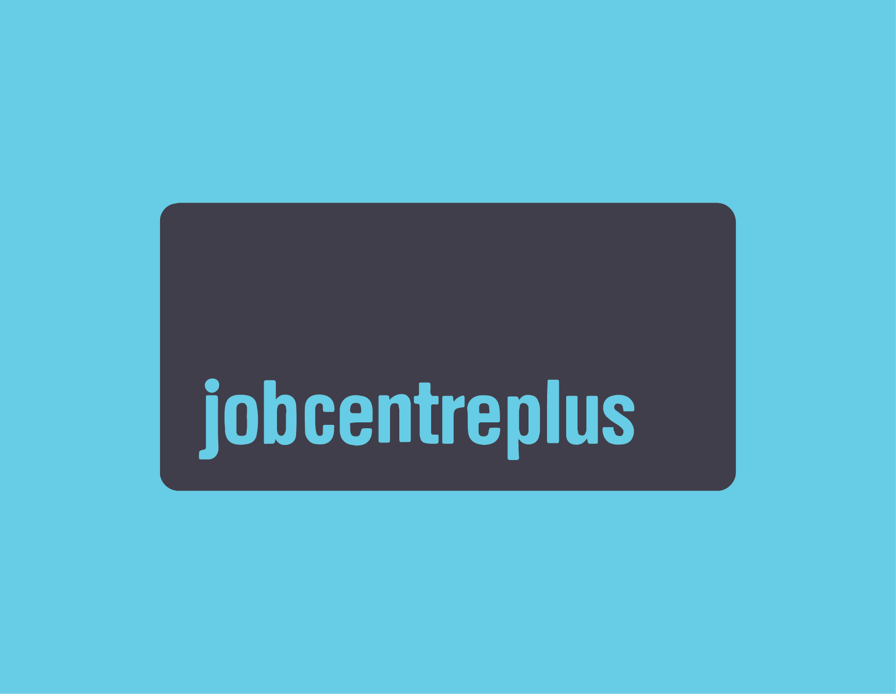 Logo for jobcentralplus on a blue background