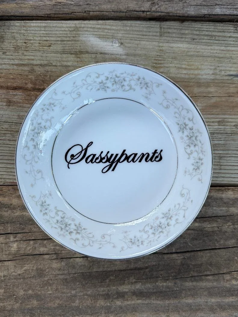 Sassypants (small plate)
