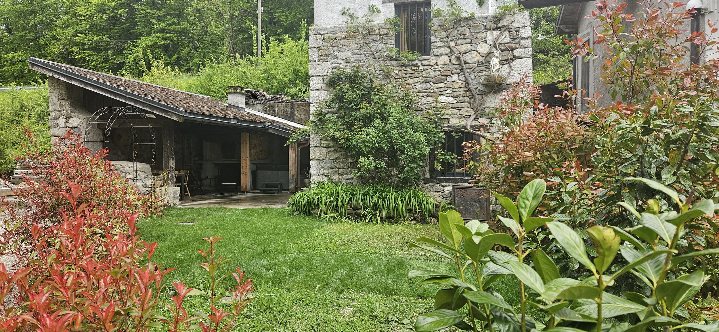 le jardin et la terrasse