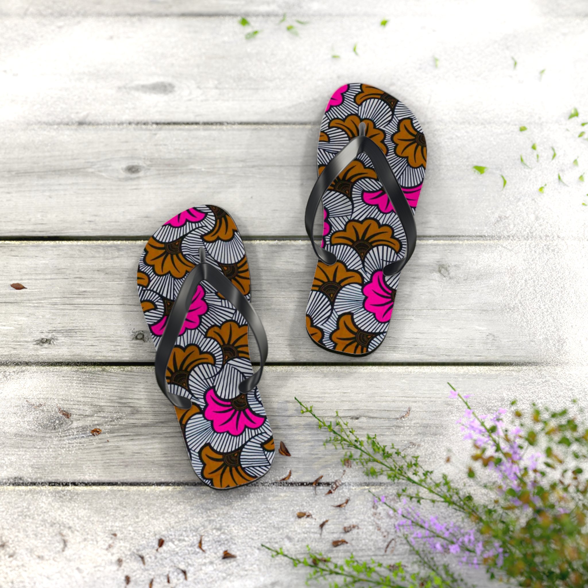 Fleurs de mariage  fushia et marron