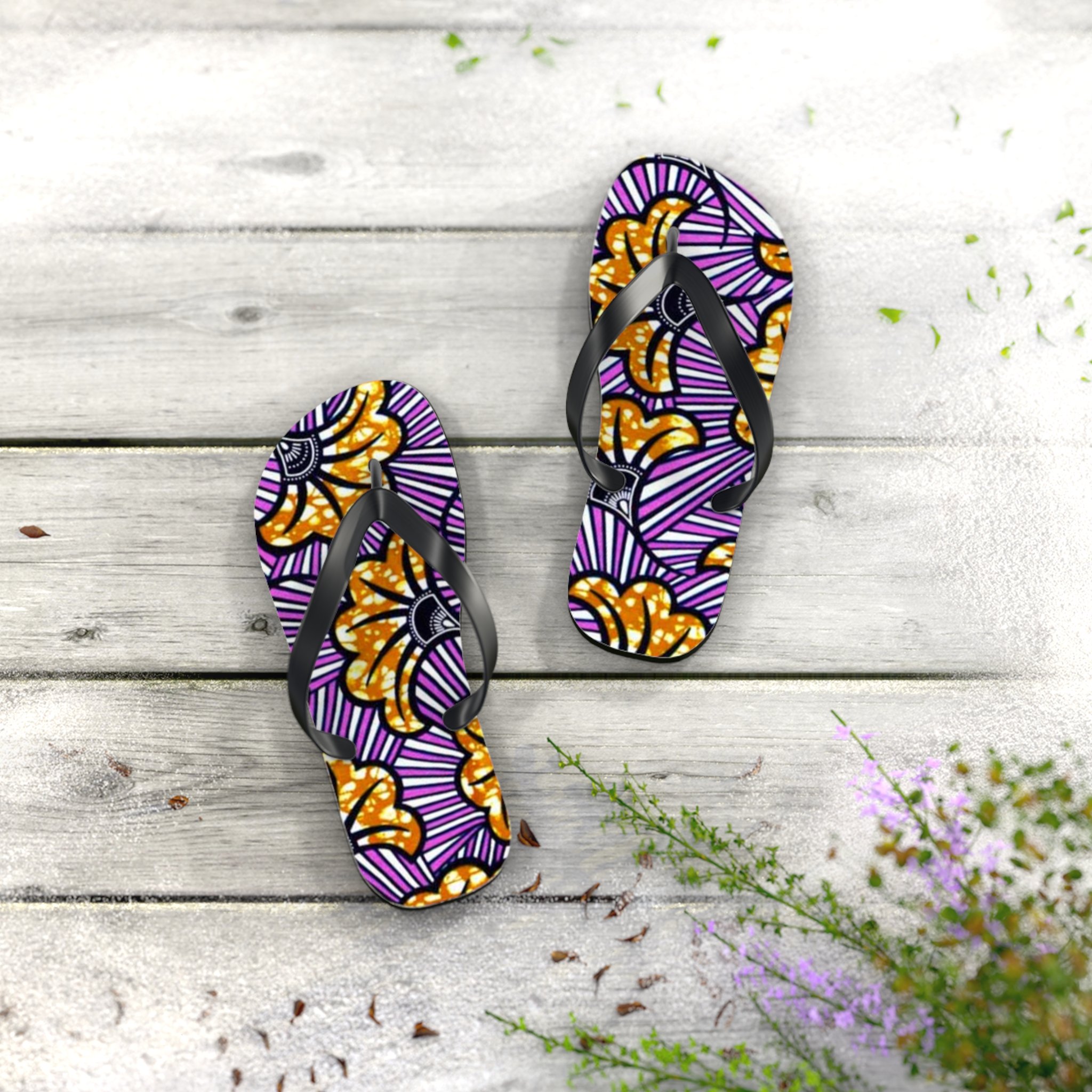 Fleurs de mariage violet et or