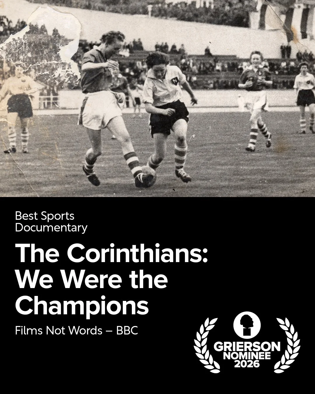 Grierson Best Sports Documentary Nominee poster