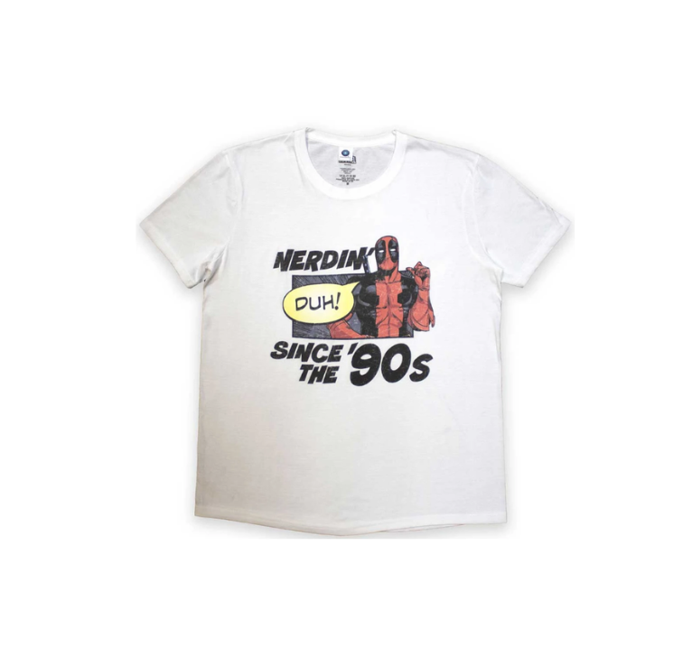 Deadpool — Nerdin’ Since the ’90s Tee