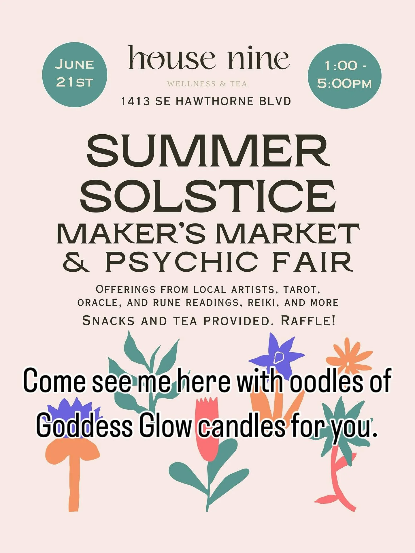 Come celebrate the Summer Solstice with me.🌞 It&rsquo;s going to be such a magical event!✨
