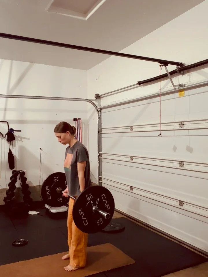 My second postpartum has been ALL ABOUT building STRENGTH 🏋🏽&zwj;♀️. It might be &ldquo;unpopular&rdquo; but for me it feels critical. 

This year is about foundations&mdash;body, mind, relationship, money, and soul stability. 

It&rsquo;s about fe