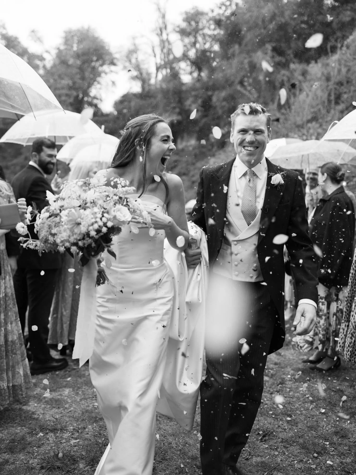 A whole year since this absolutely magical and joy filled day. It poured with rain but Jess and Jonny had the best day ever with all their favorite people.

Photographer @laurenelizabethphotographer 
Videographer @sparks_film_weddings 
Dress @theowns