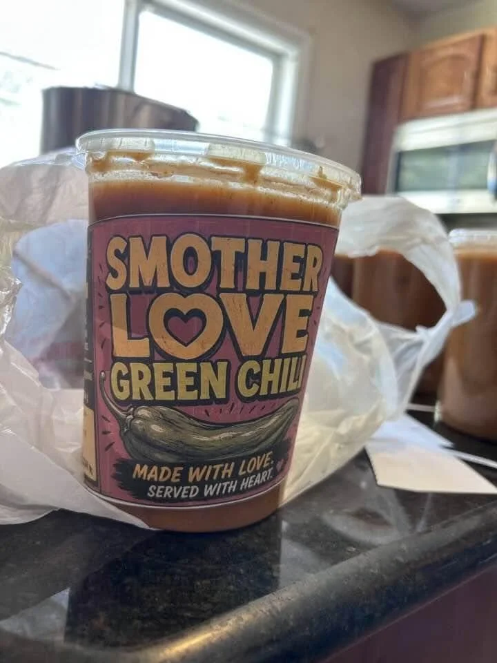 Smother love green chili (1 Quart)
