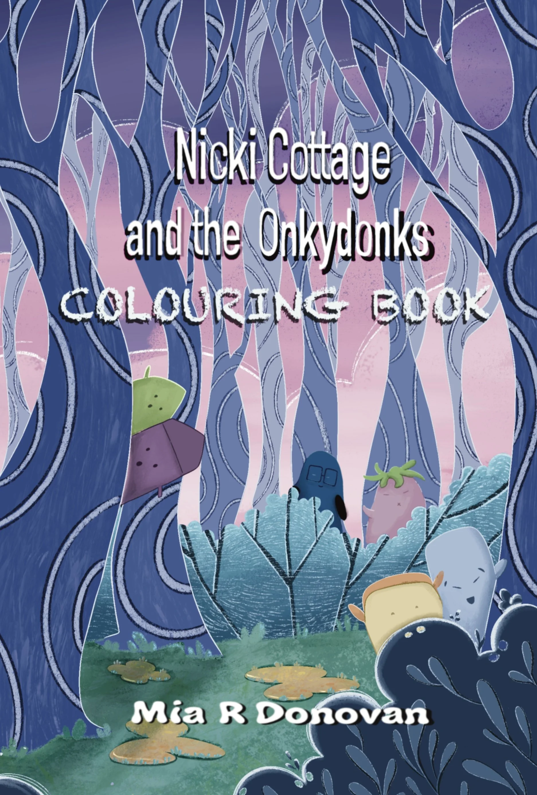 Nicki Cottage and the Onkydonks | Official Colouring Book