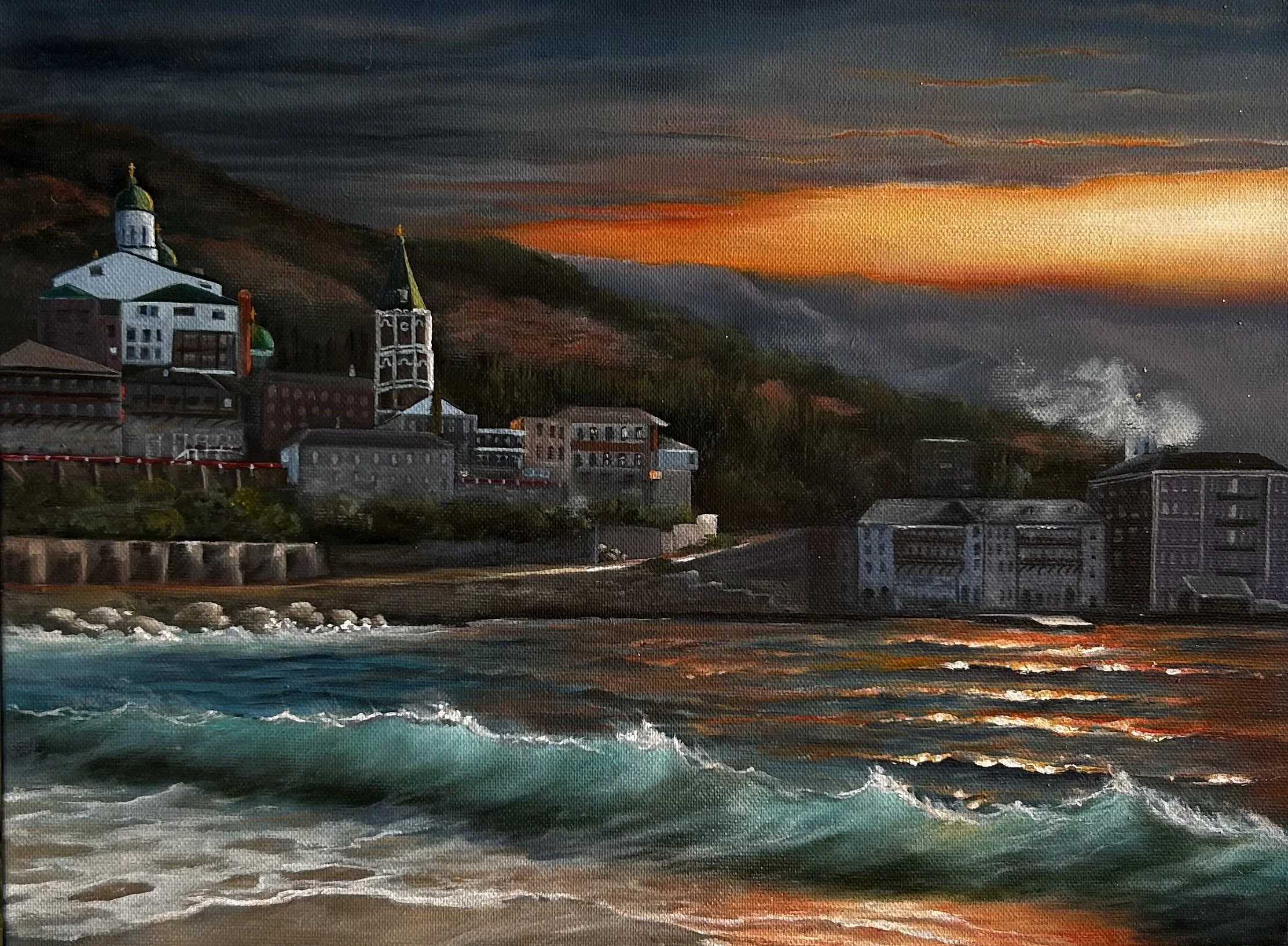 Athos from the Sea