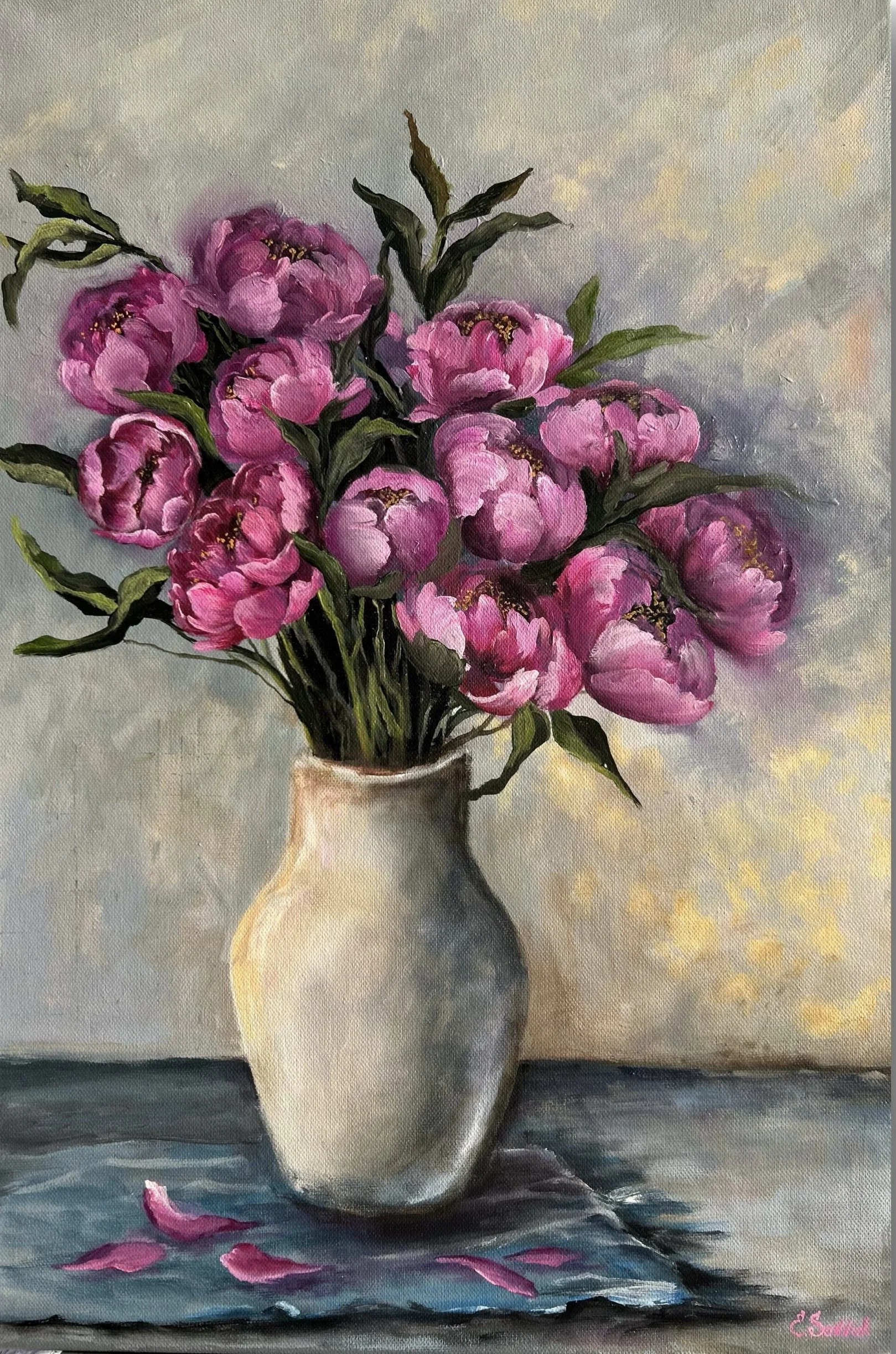 Peonies in Morning Light