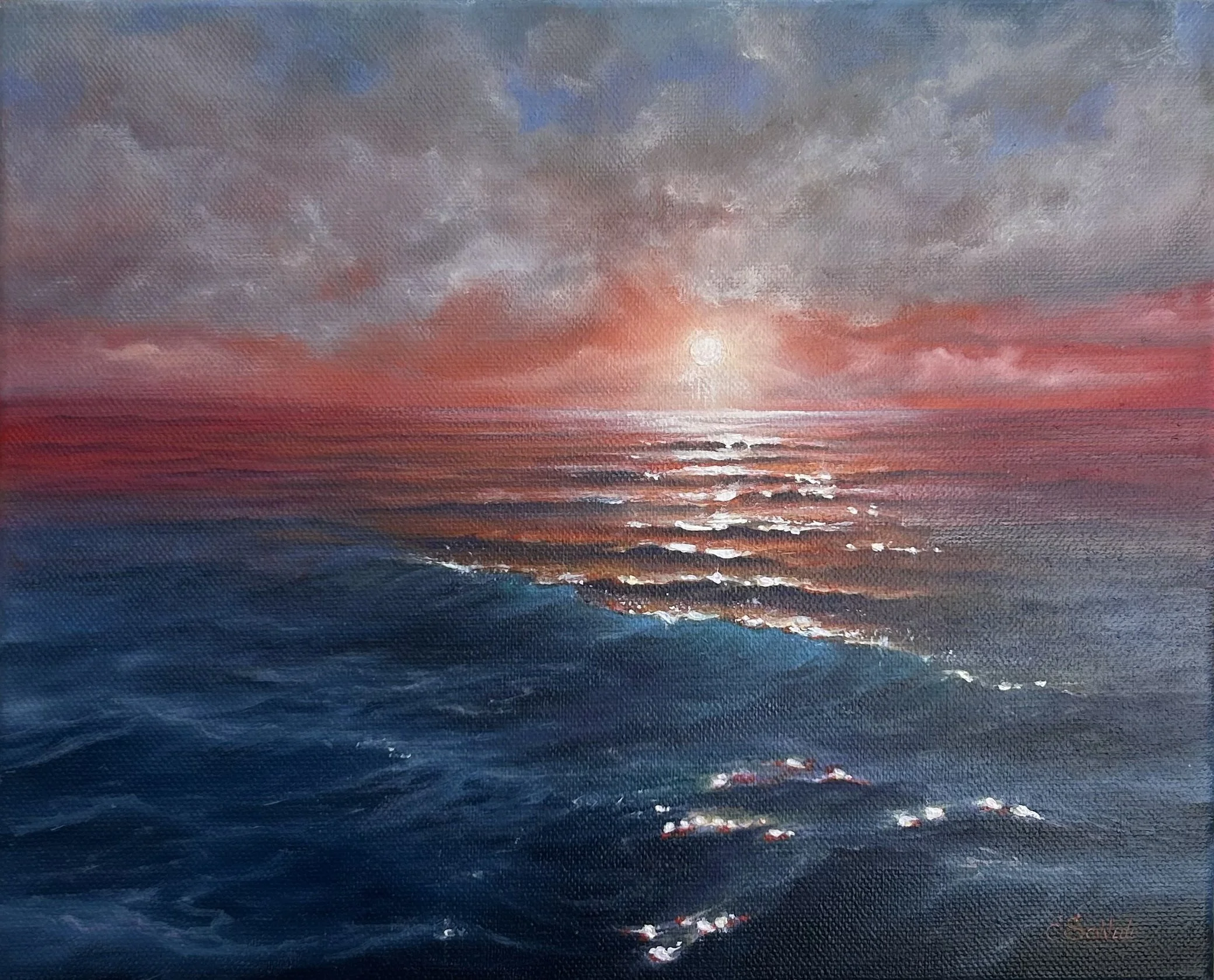 First Light at Sea