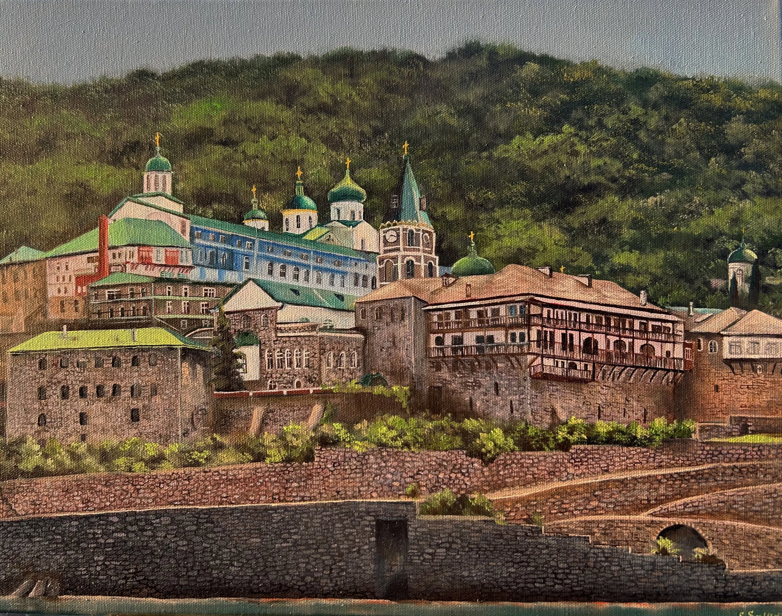 Monastery in Evening Light