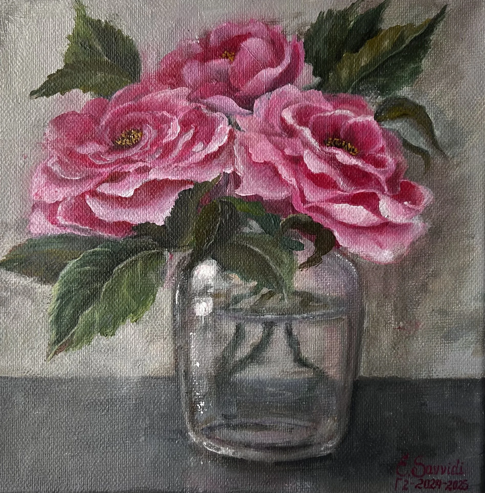 Roses in Glass