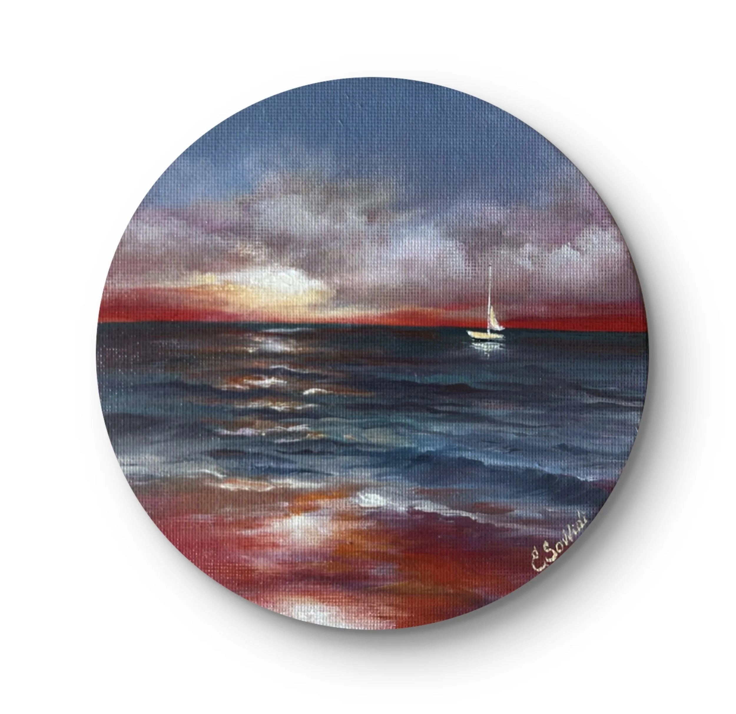 Lone Sailboat