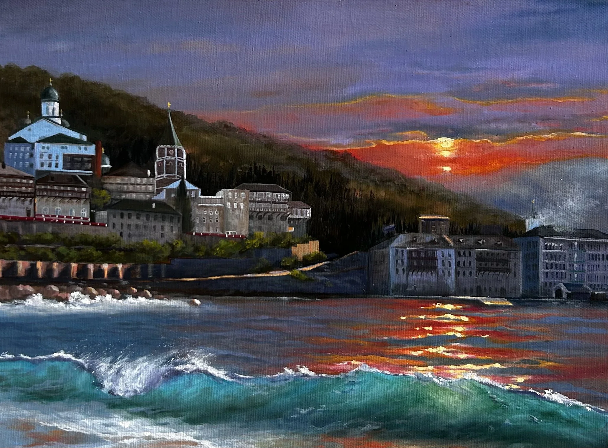 Evening on Mount Athos
