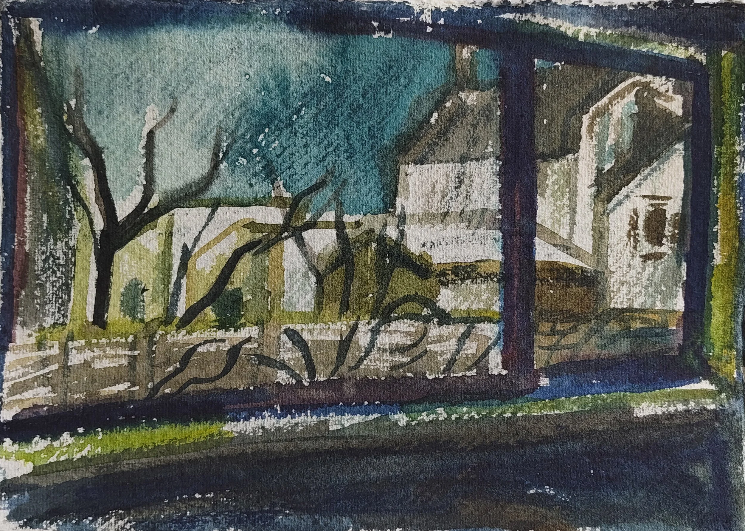 Through the window