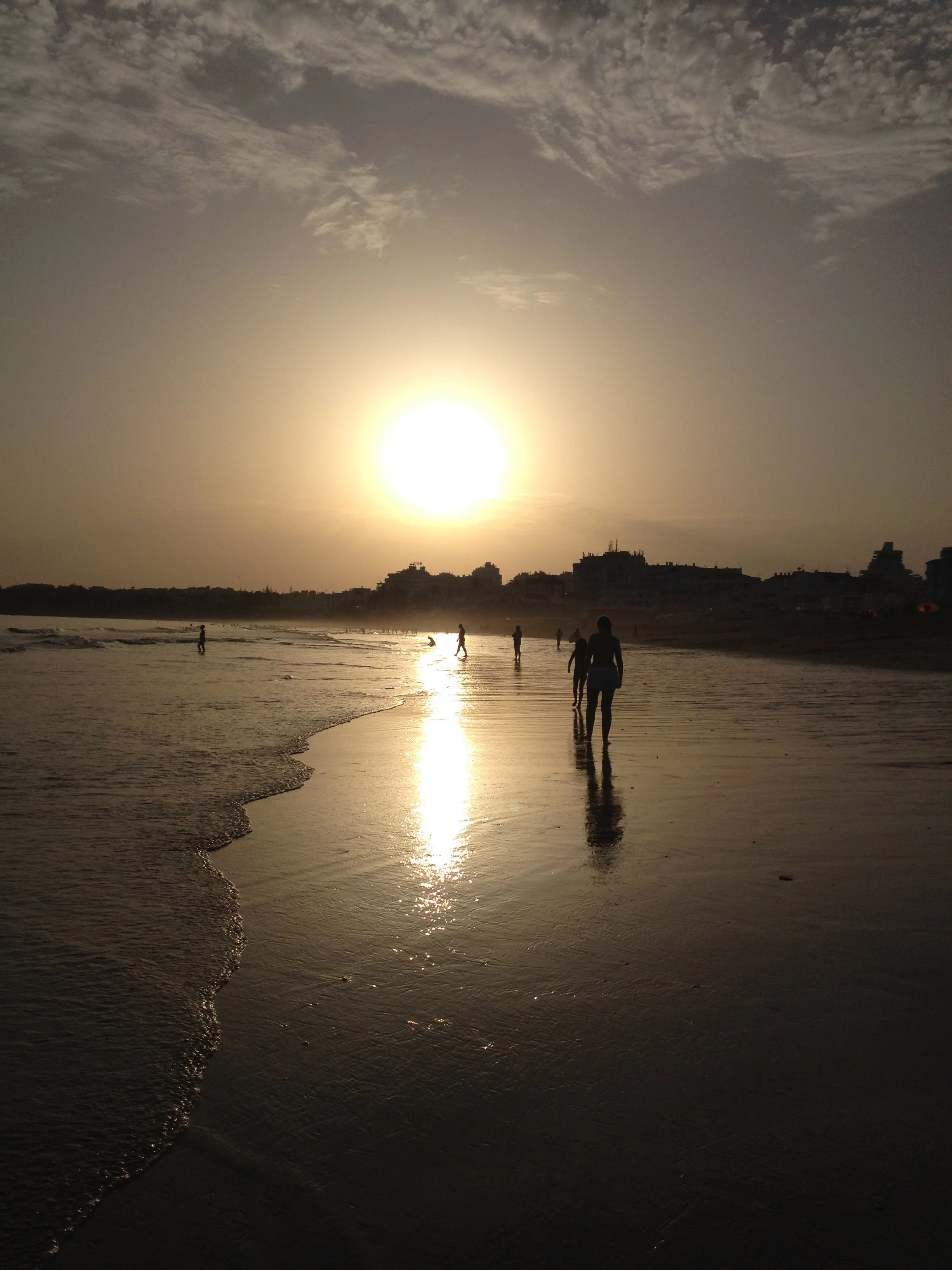 Evening beach