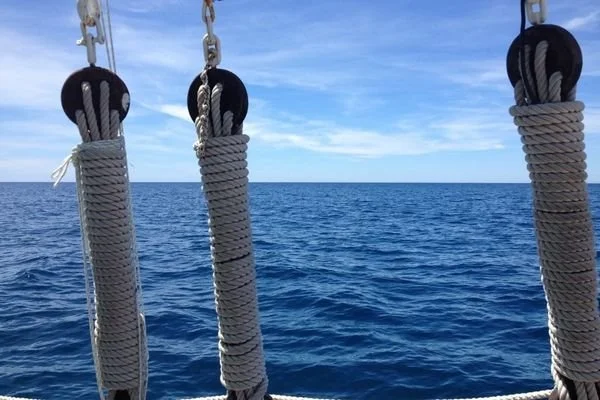 The ships ropes
