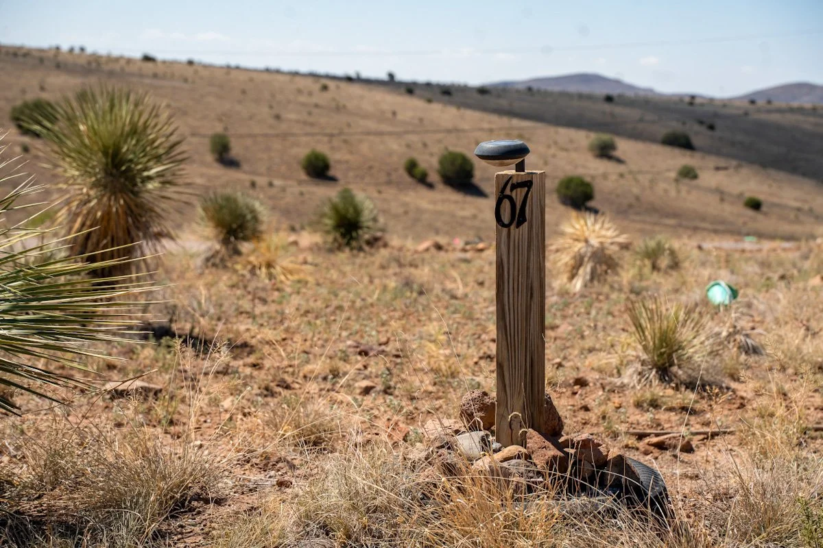 A vacant lot at Whiskey Creek Mobile Estates in Silver City, NM.
