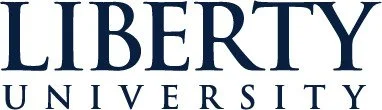 Liberty University logo with the word 'LIBERTY' in large letters and 'UNIVERSITY' underneath.
