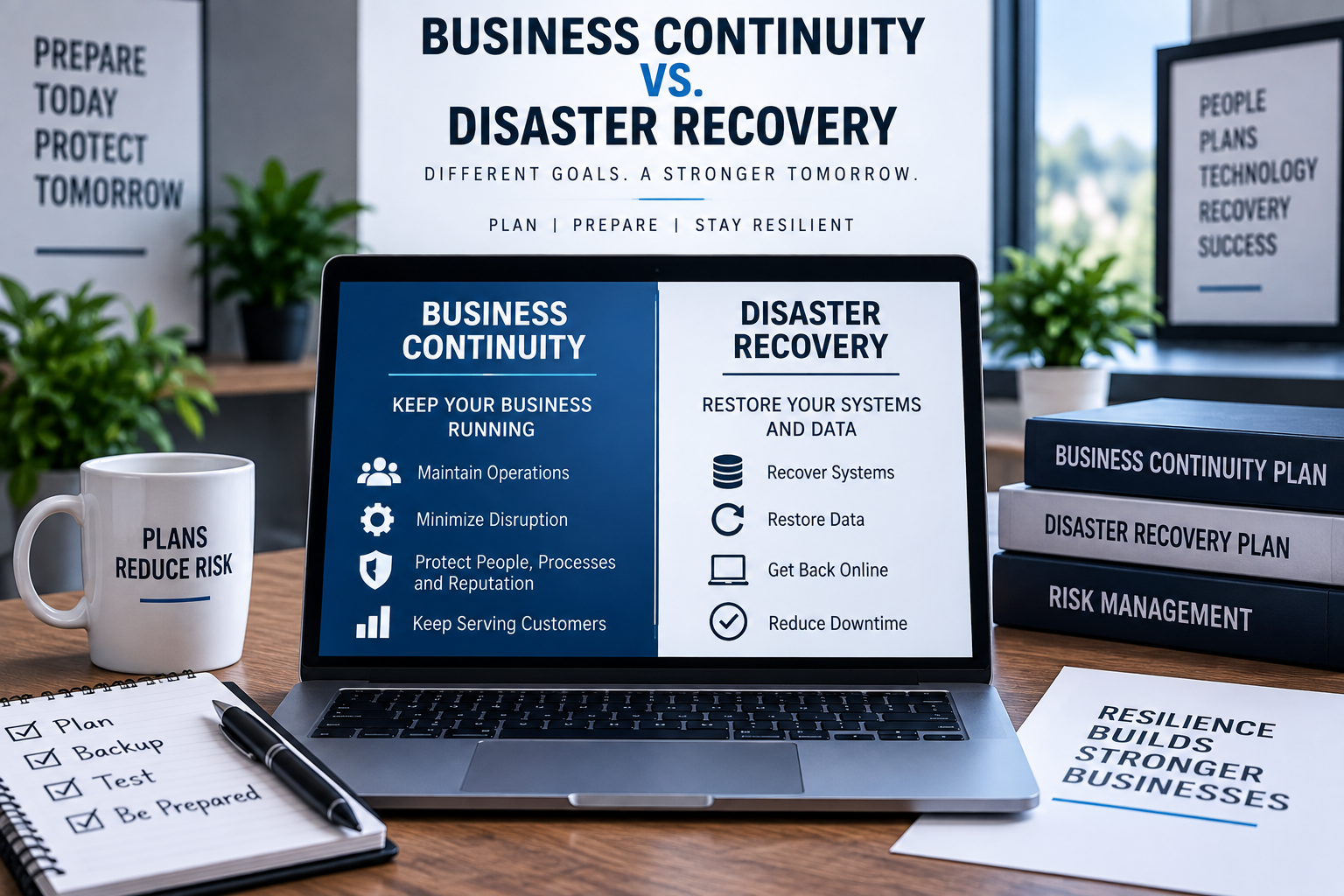 Business Continuity vs. Disaster Recovery: What’s the Difference?