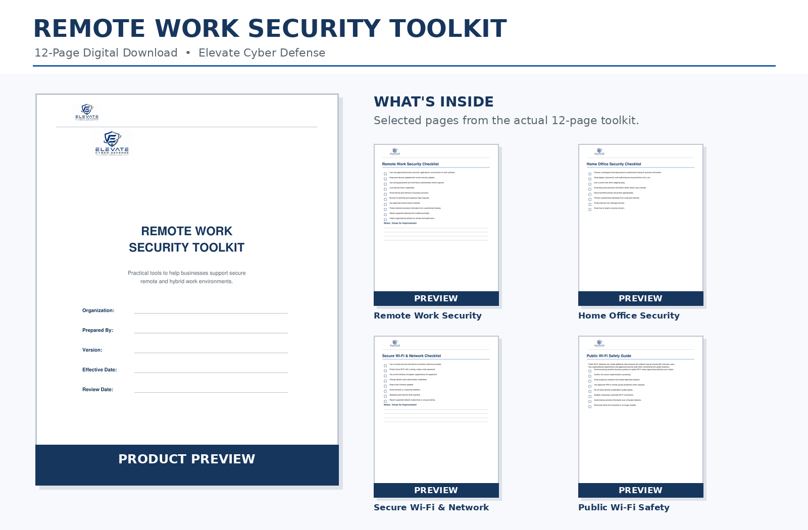 Remote Work Security Toolkit