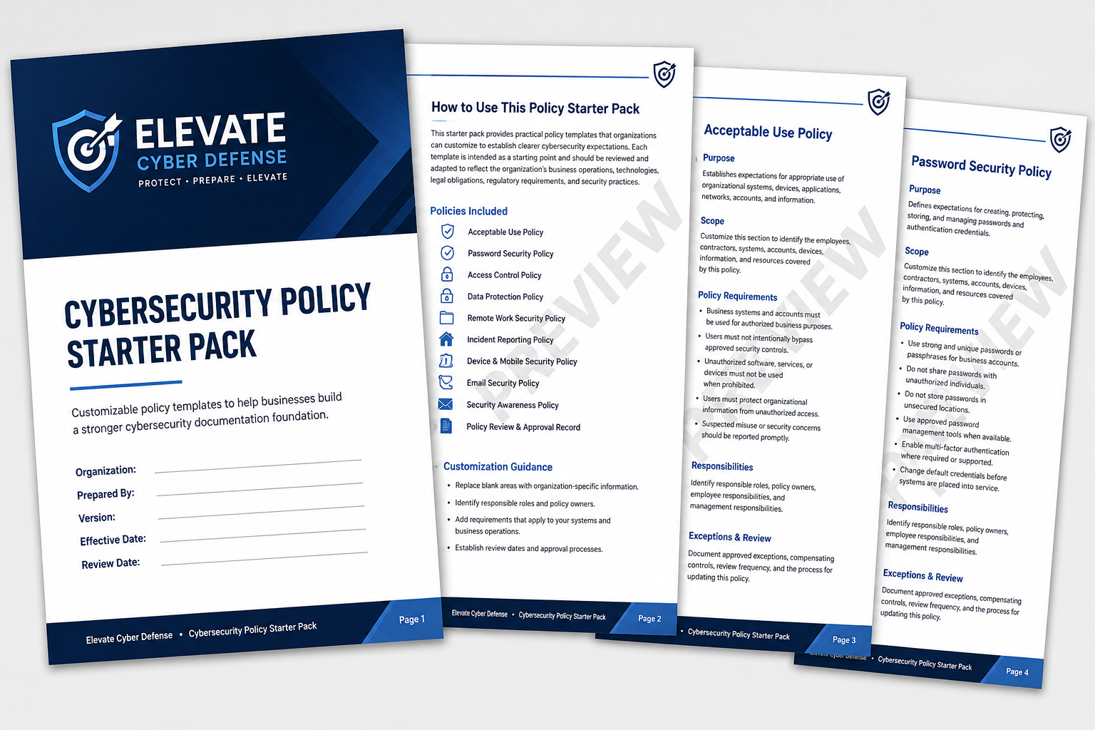 Cybersecurity Policy Starter Pack