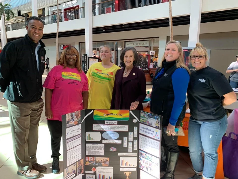 Annual Montco Health and Wellness Event Commissioners Pam and staff.jpg
