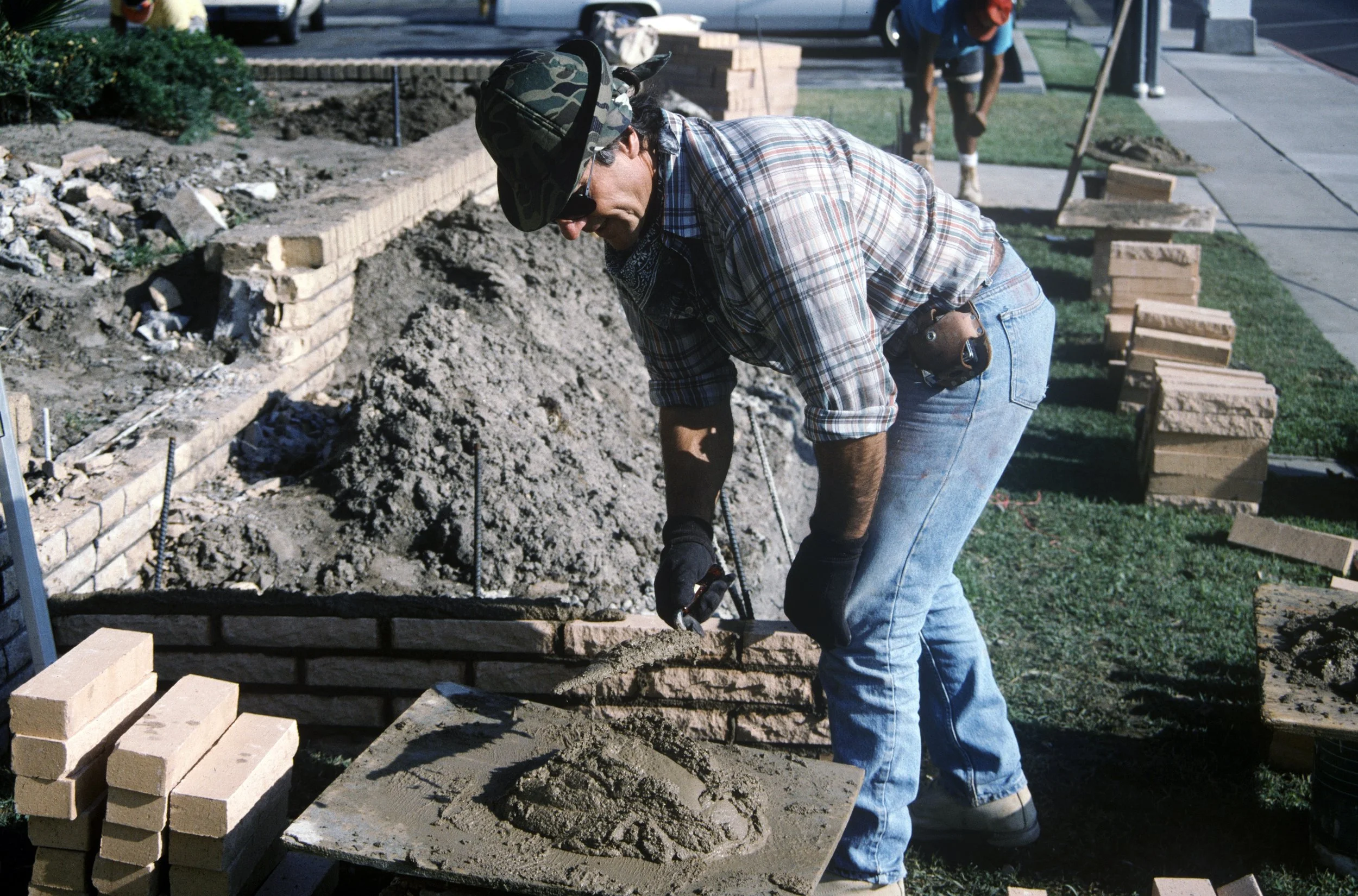 Construction of First Christian Church Newbury Park in 1995