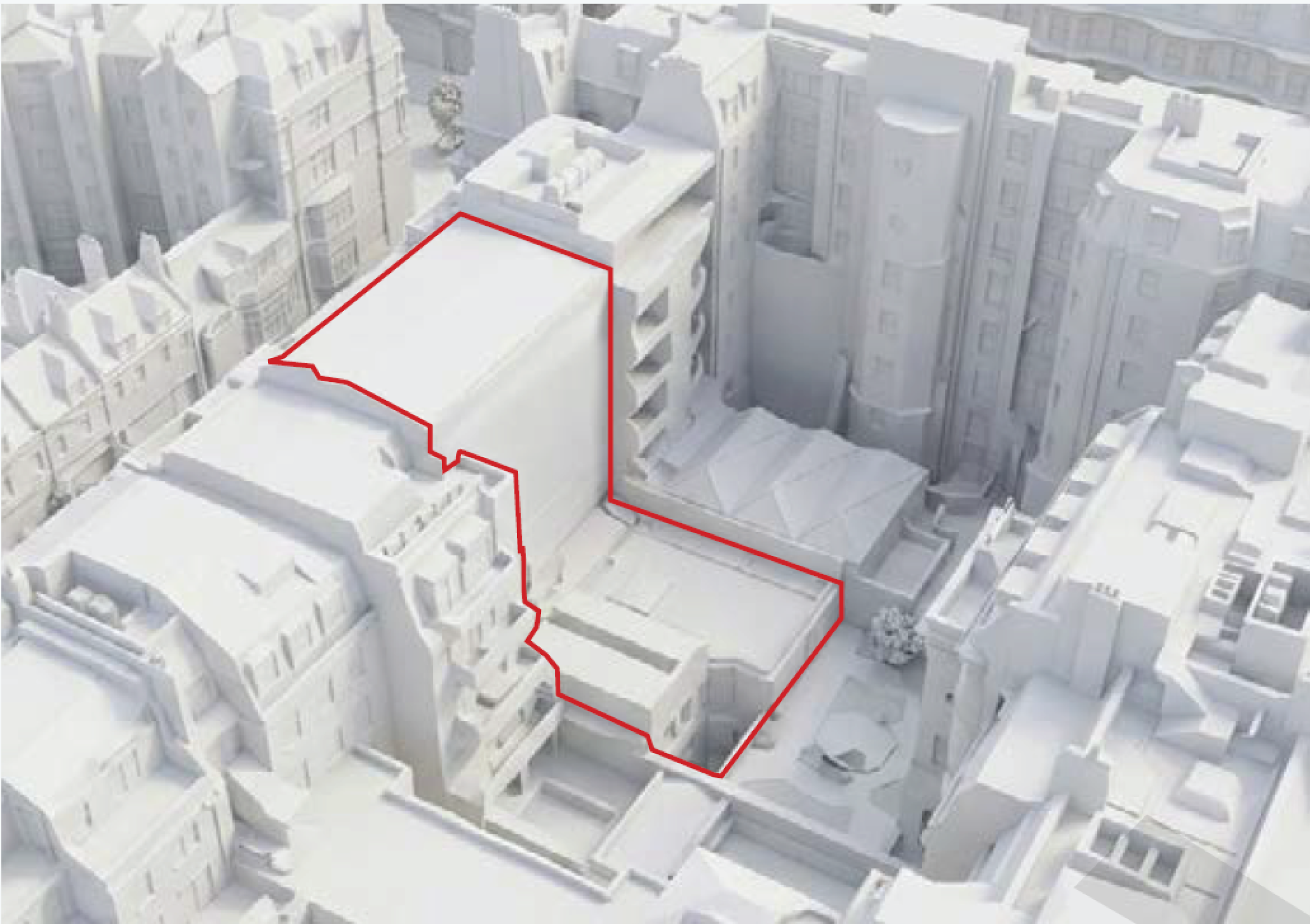  The existing massing underutilises the site footprint and results in an irregular projection that disrupts the adjacent rear building line&nbsp; 