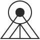 Simple abstract icon demonstrating how relevance is earned when developing a new credit union brand