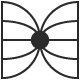Simple abstract icon demonstrating the collaborative approach of Jon Eslinger's work