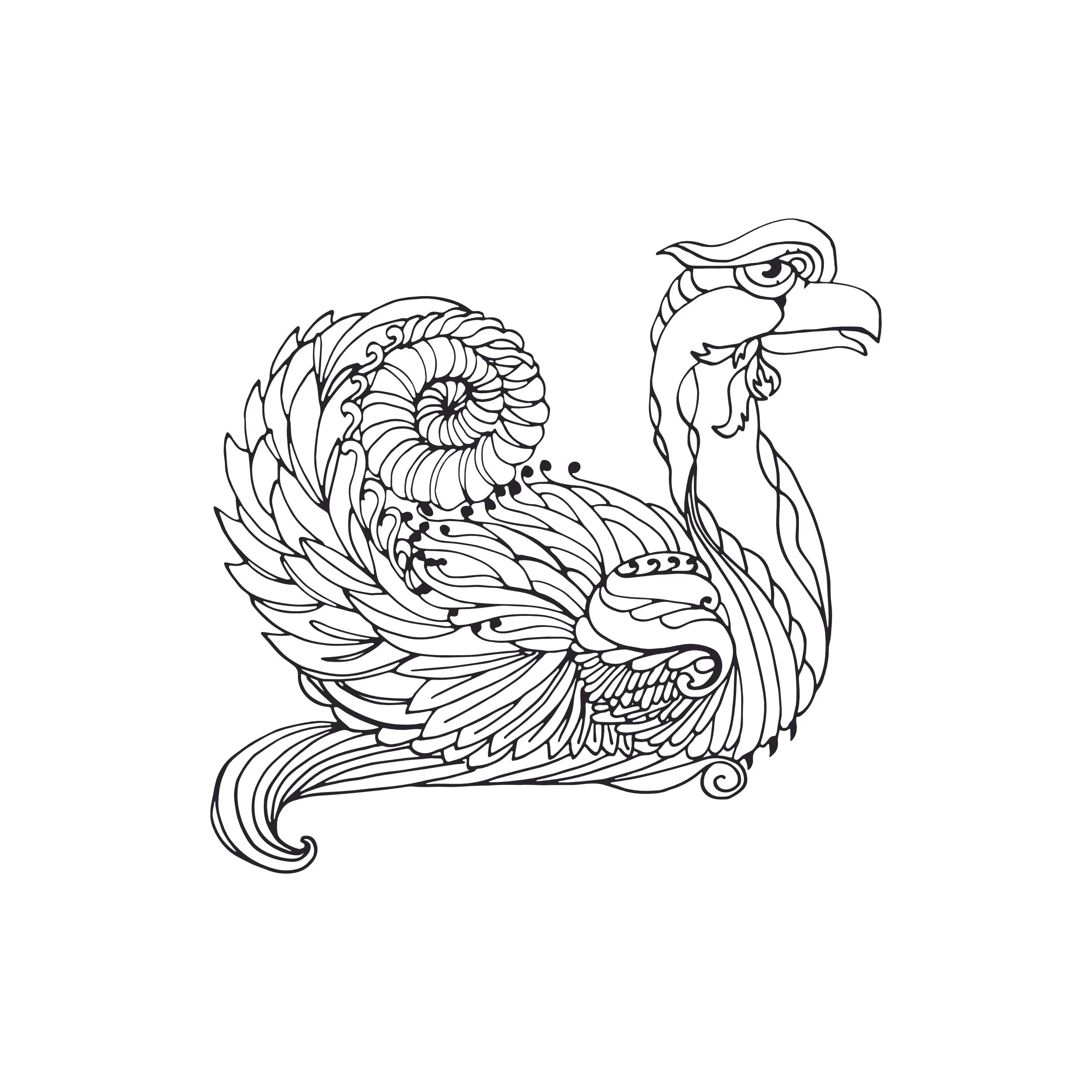 The Jugend Swan [A3 - digital print]