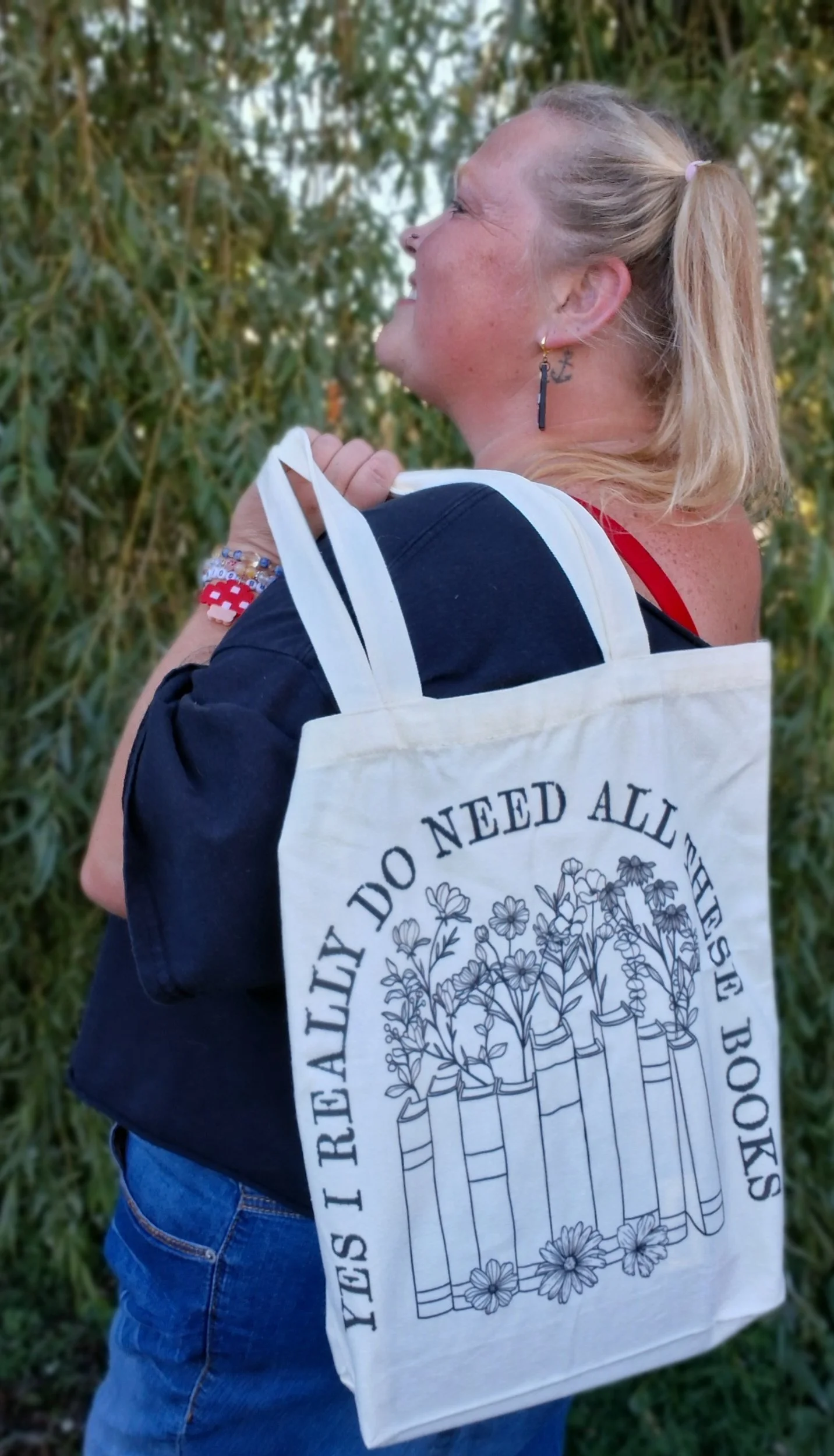 Bookish Canvas Tote Bag