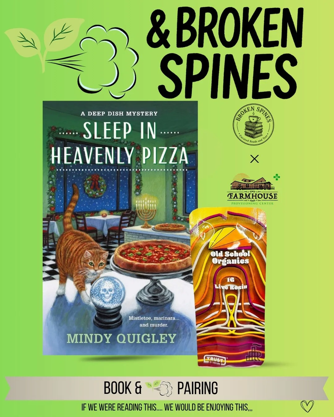 📖 Sleep in Heavenly Pizza by Mindy Quigley

It's the most wonderful time of the year in Geneva Bay, Wisconsin! Snow is falling, holiday festivities are underway, and pizza chef Delilah O'Leary is trying to keep her restaurant running smoothly during