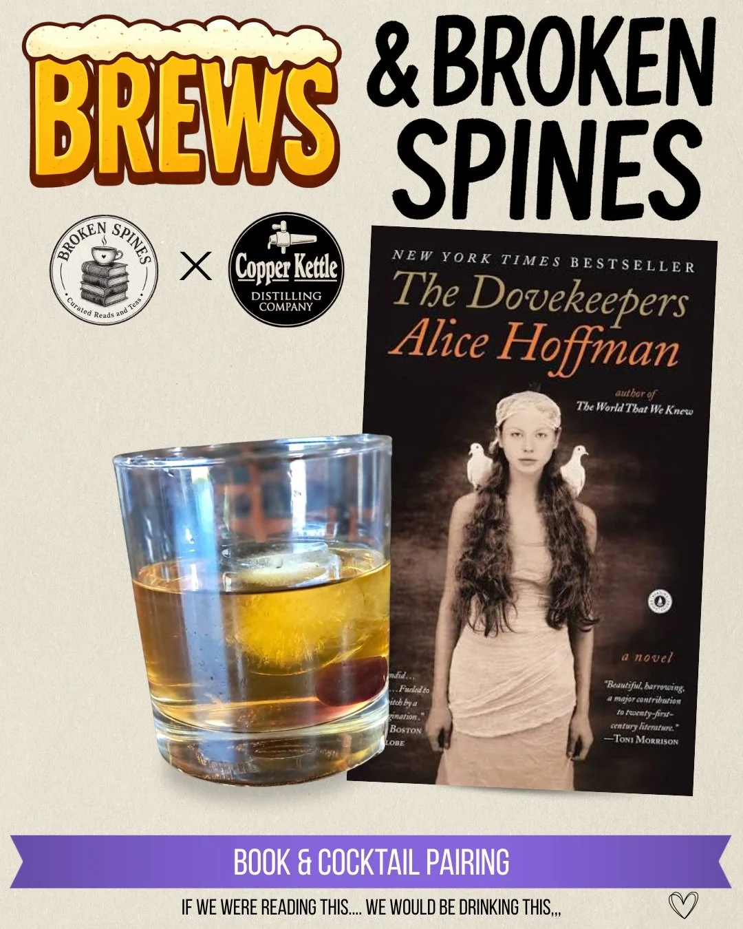 🥃 The Dovekeepers by Alice Hoffman + The Godfather 🖤

This pairing came together around one word:

Adversity.

The Dovekeepers by Alice Hoffman follows four very different women whose lives converge at Masada during the Roman siege.

Each woman arr