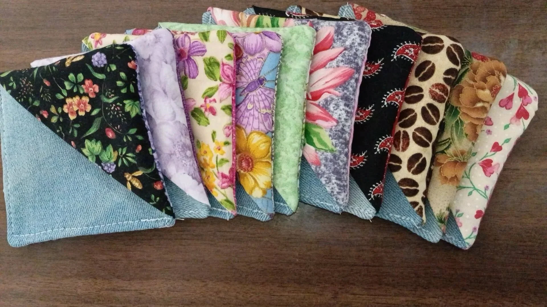 Upcycled Denim Bookmarks