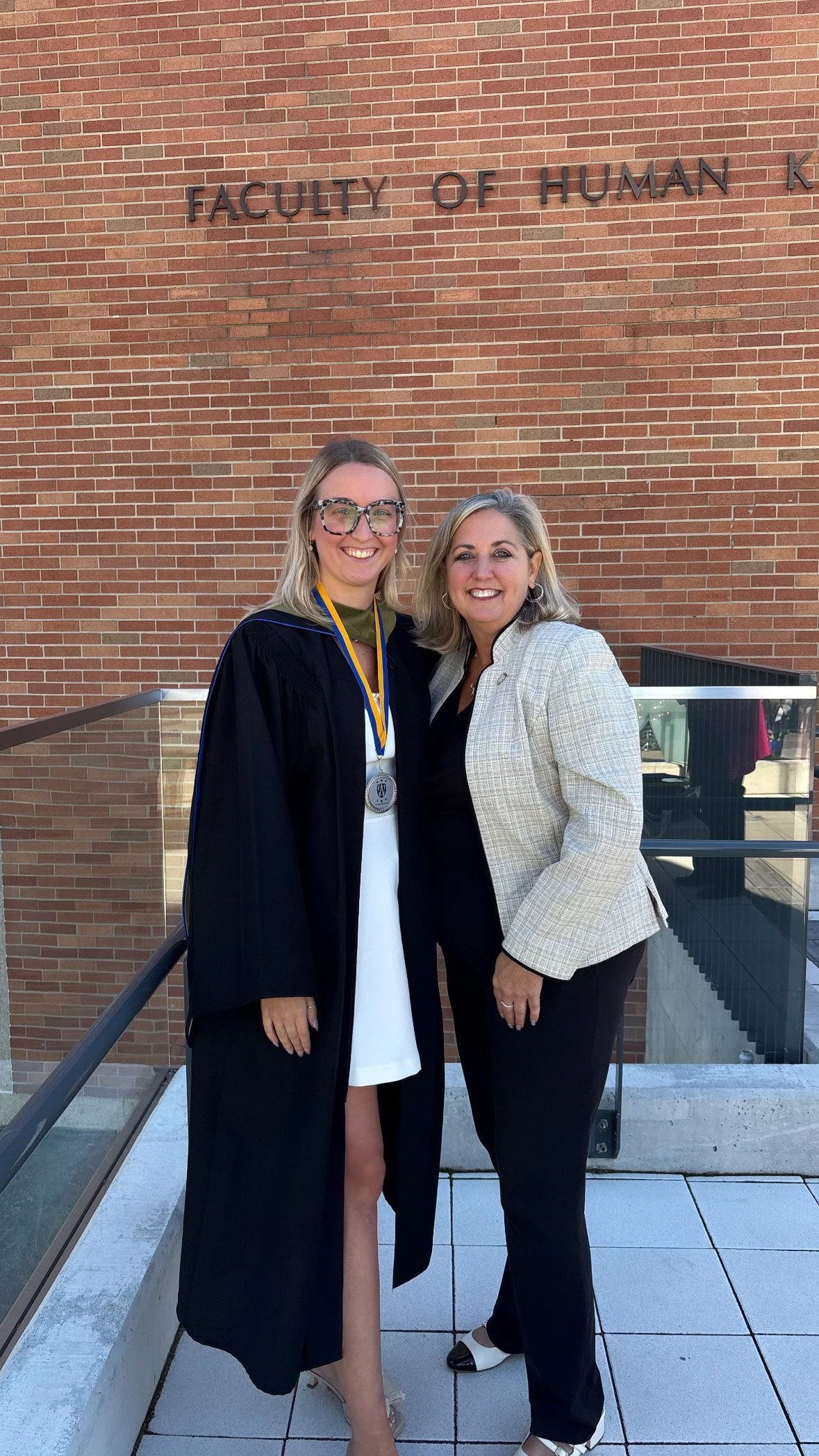 Beth Ann Prince at Paige's graduation.