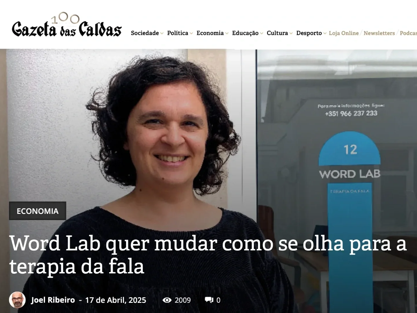 Word Lab quer mudar como se olha para a Terapia da Fala
