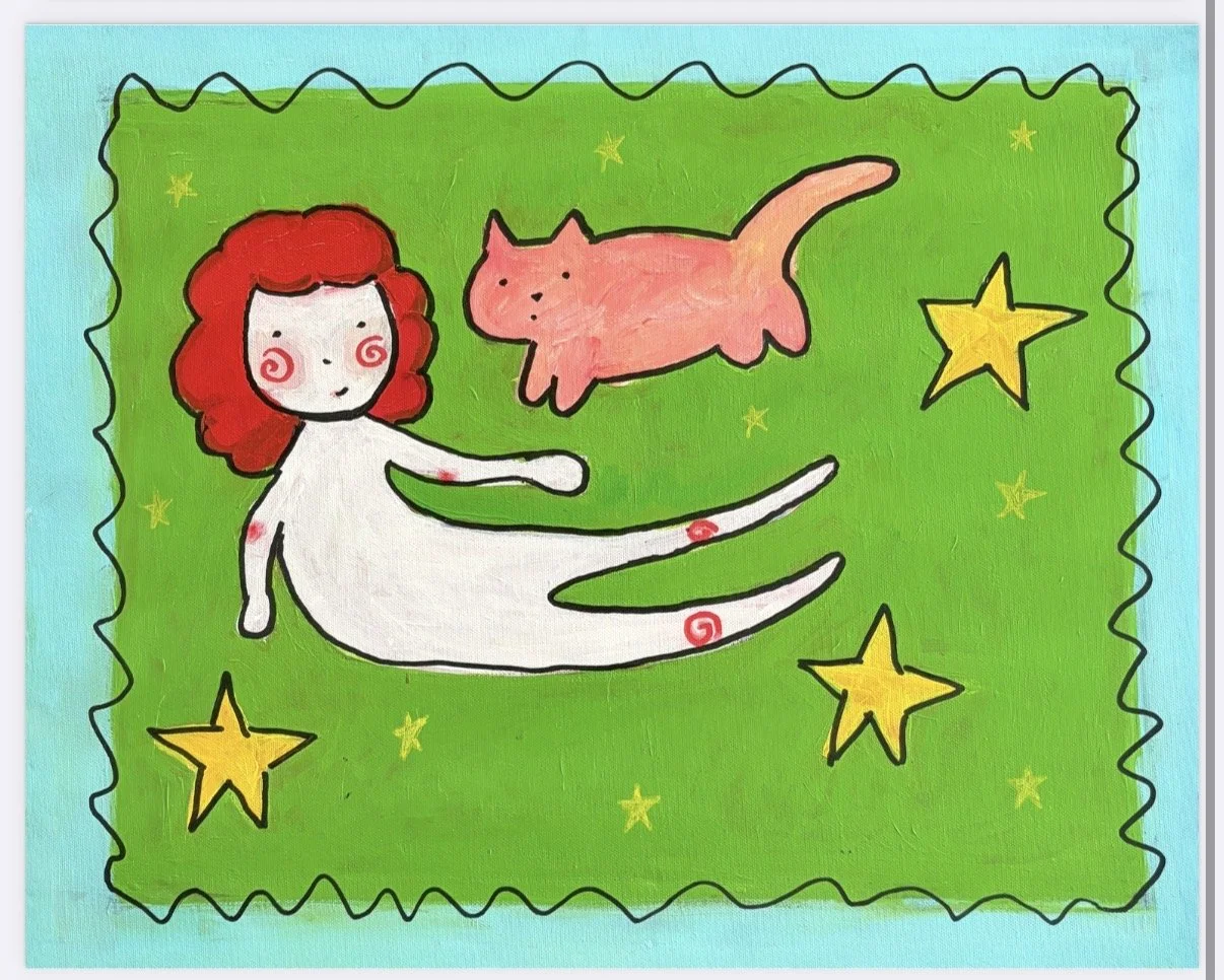 Floating Original Painting